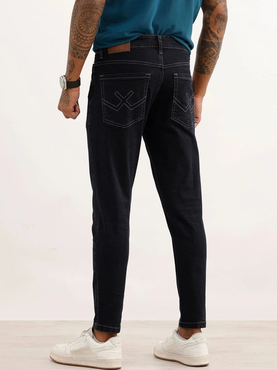WROGN Men Skinny Fit Mid-Rise Stretchable Jeans thumbnail 3
