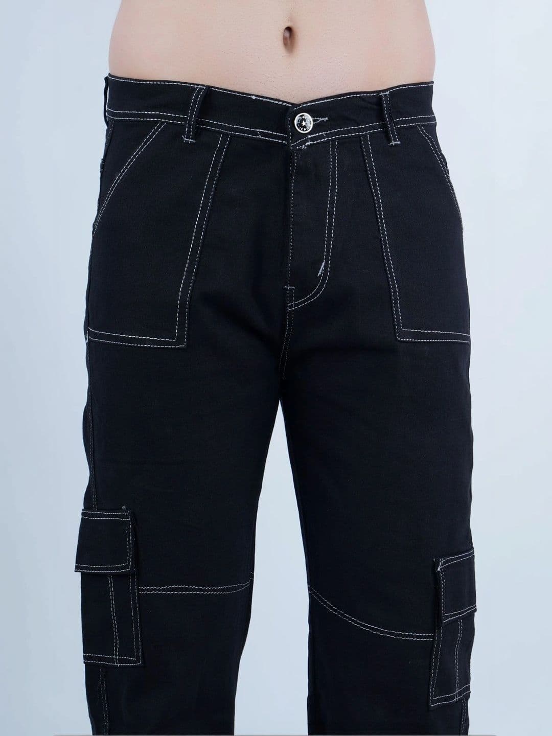R.Code by The Roadster Life Co. Men Classic Relaxed Fit Mid-Rise Stretchable Jeans thumbnail 4