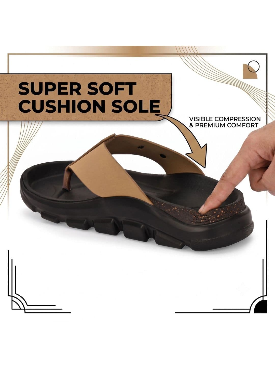 BINUTOP Men Comfort Sandals thumbnail 2