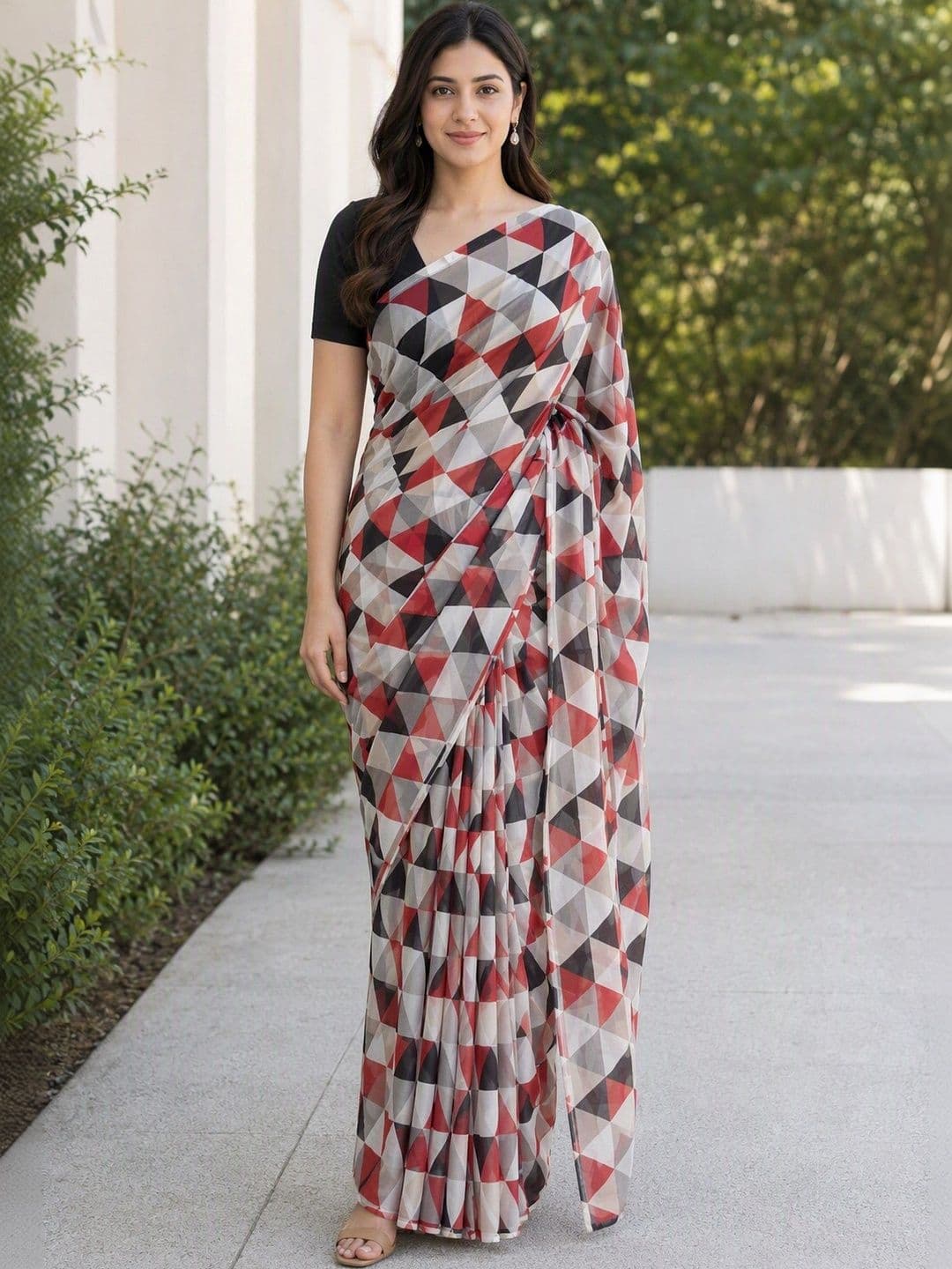 Saatika Chanderi Saree - view 1