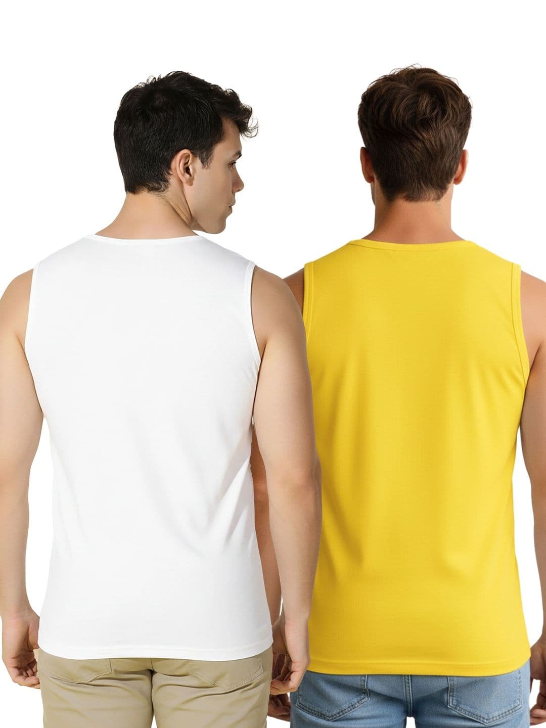 MINISTRY OF FRIENDS Men Pack Of 2 Printed Innerwear Vest thumbnail 2