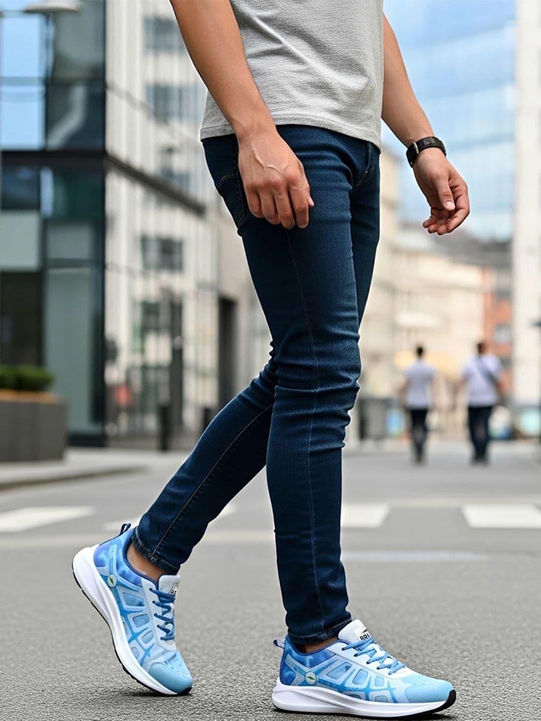 Bruton Men Mesh Running Shoes thumbnail 2