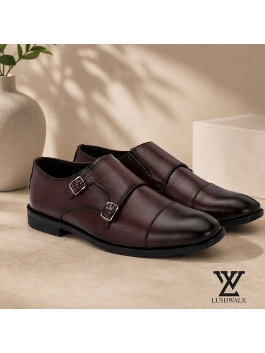 Lushwalk Men Leather Pointed-Toe Formal Shoes - view 1