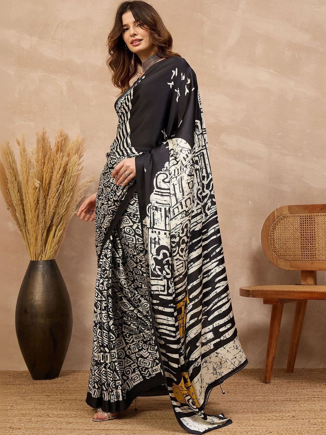 all about you Batik Designer Saree thumbnail 2
