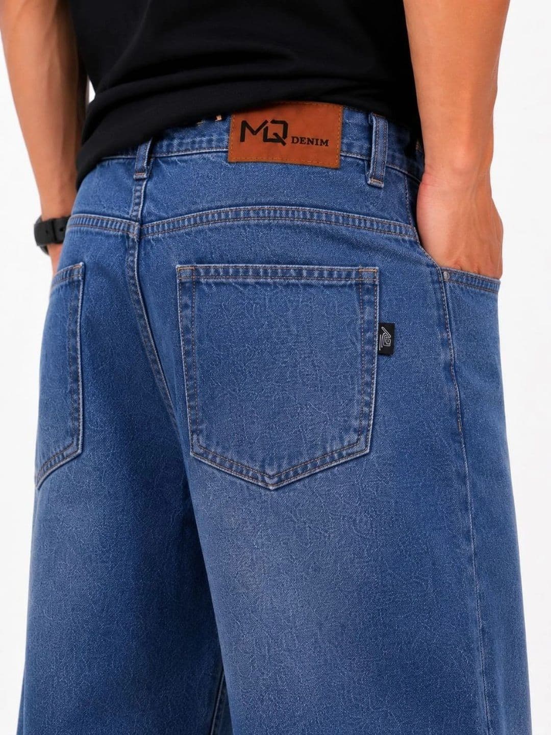MQ Denim Men Straight Fit Mid-Rise Light Fade Jeans thumbnail 2