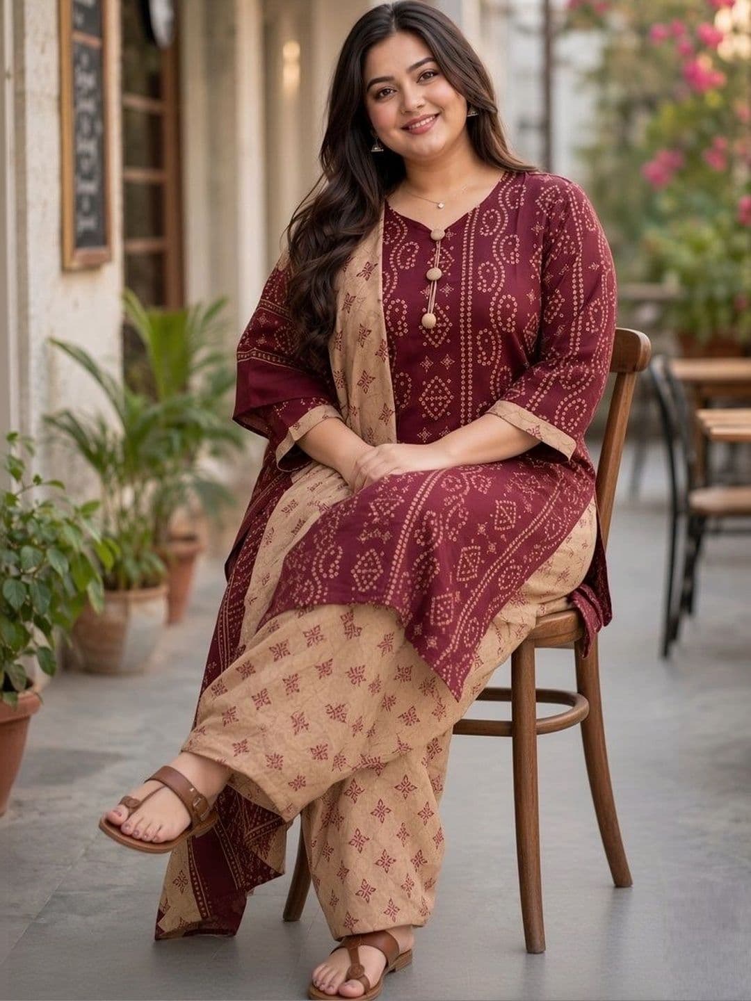 Aaradhya Fashion Women Ethnic Motifs Printed Regular Kurta with Patiala & With Dupatta - view 1