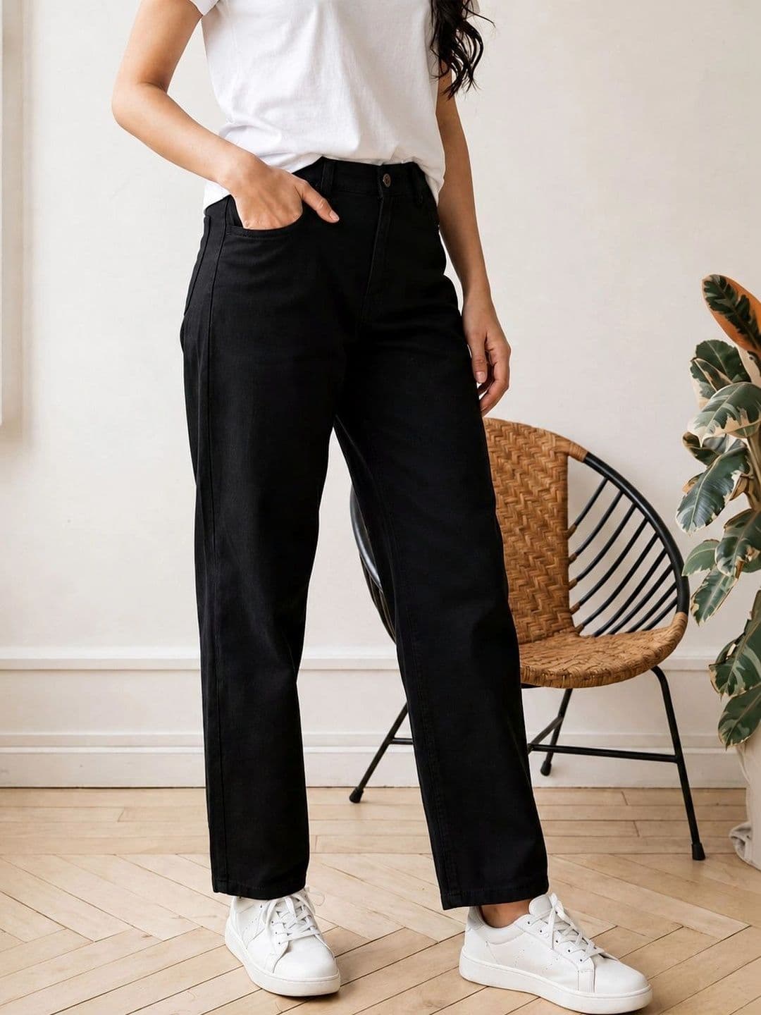 DressBerry Women Classic Relaxed Fit Mid-Rise Stretchable Jeans - view 1