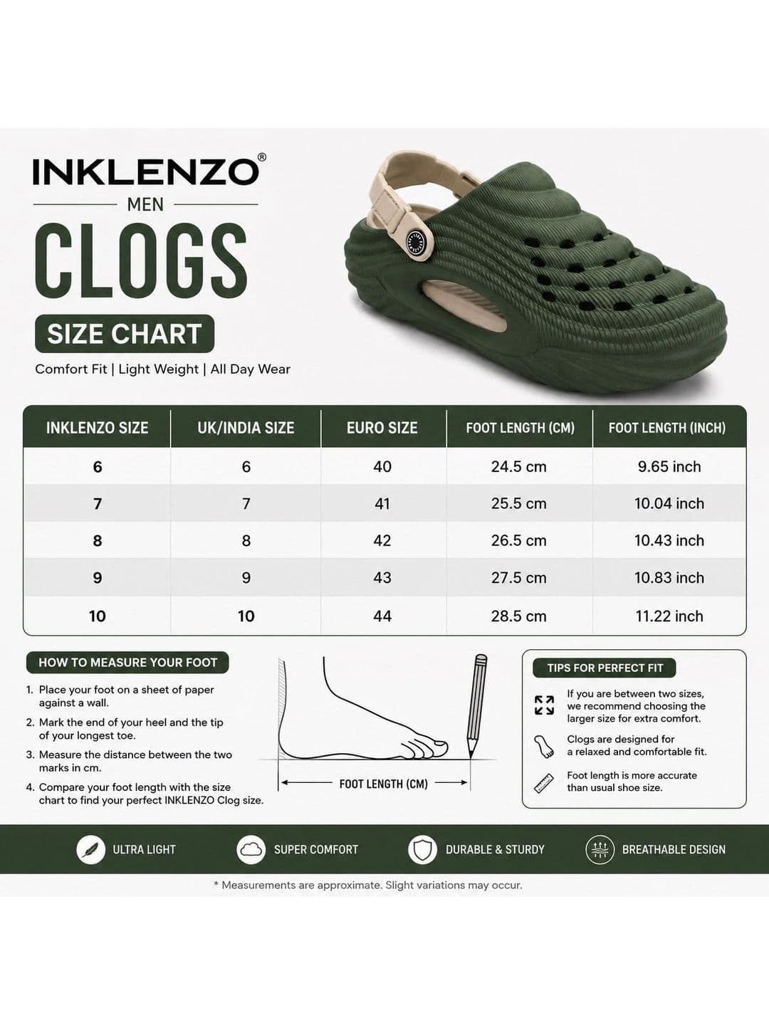 INKLENZO Men Rubber Clogs thumbnail 6