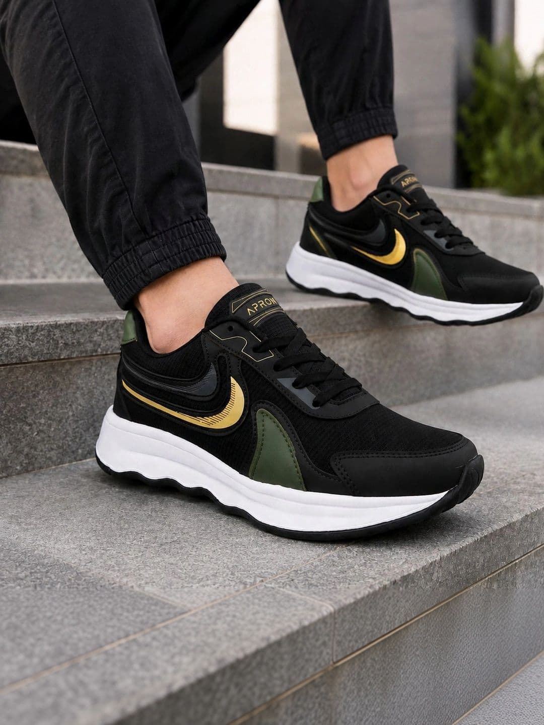 APRON Men Lace-Ups Running Shoes thumbnail 7