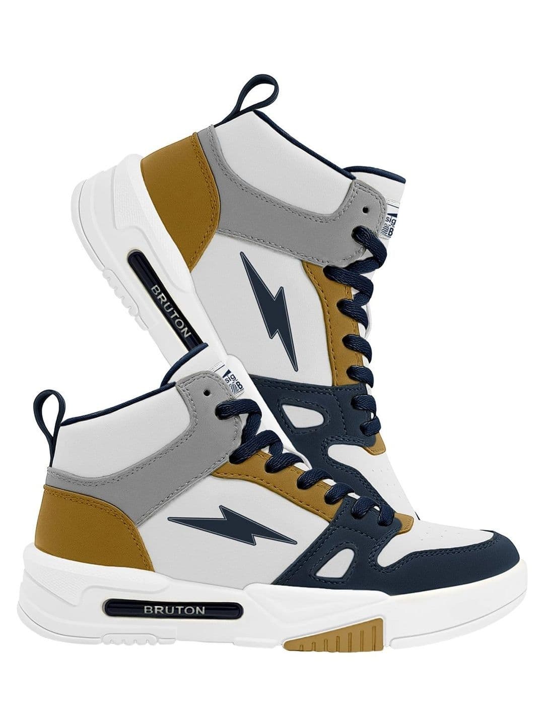 Bruton Men High-Top Running Non-Marking Shoes thumbnail 4