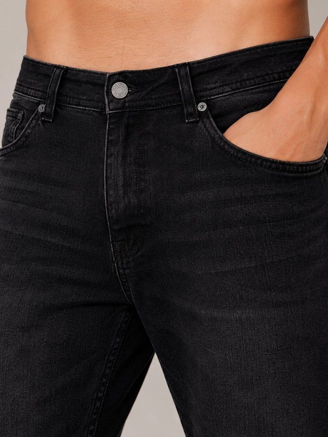 HIGH DENIM Men Straight Fit Mid-Rise Stretchable Jeans thumbnail 2