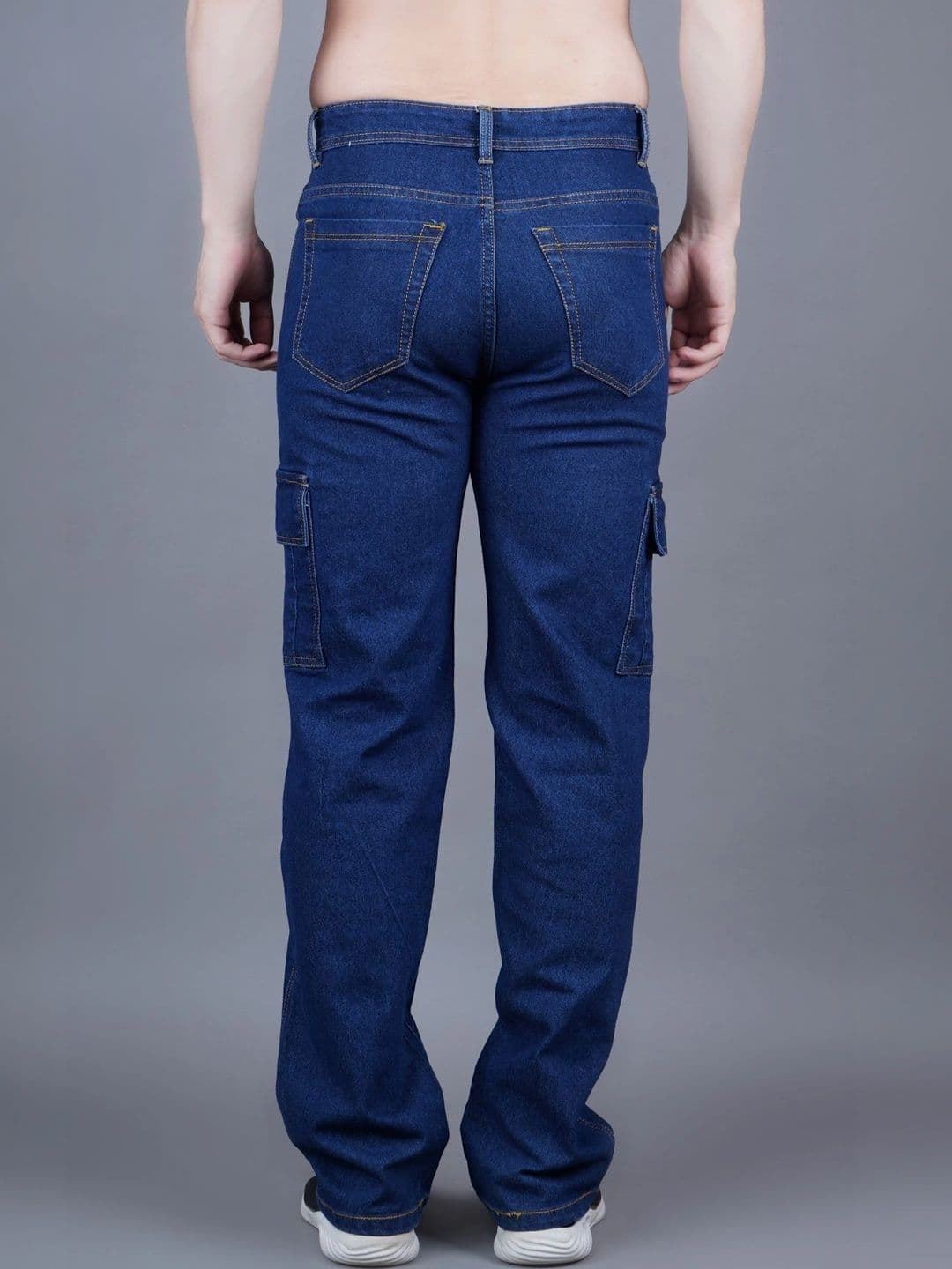 R.Code by The Roadster Life Co. Men Classic Regular Fit Mid-Rise Stretchable Jeans thumbnail 3