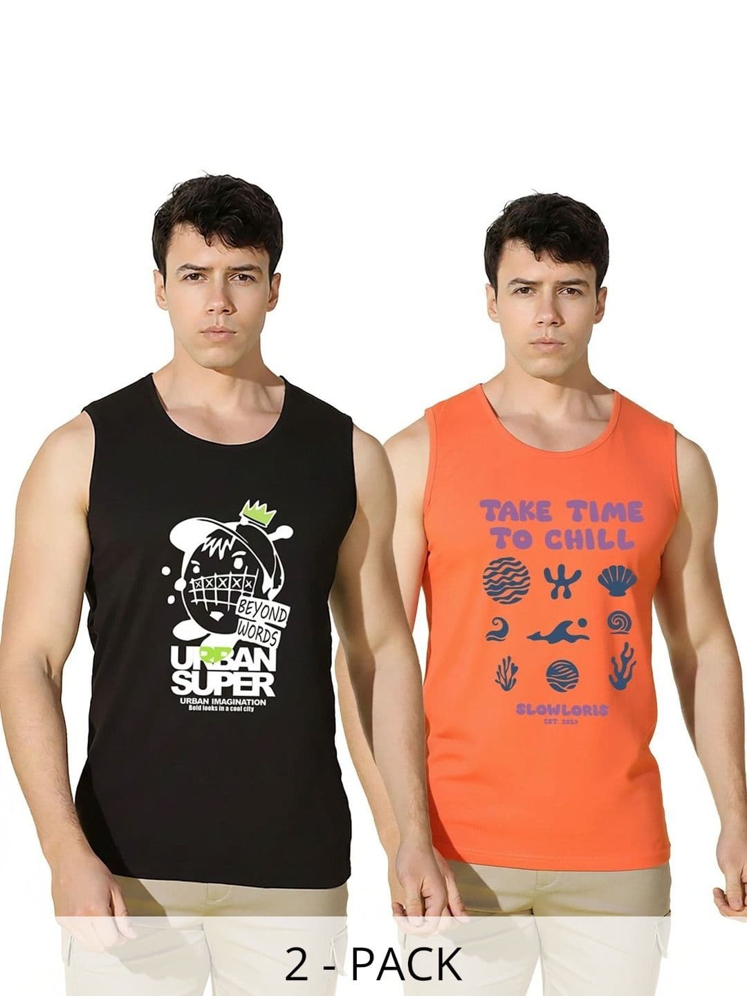 CRYPTIC Men 2 Printed T-shirt - view 1