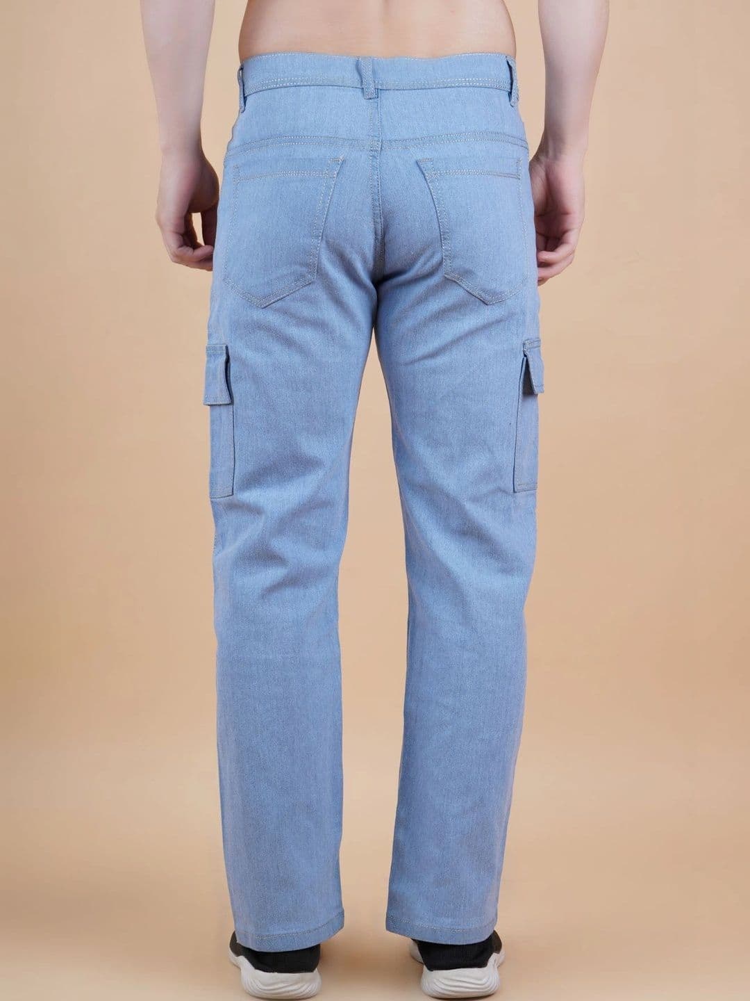 R.Code by The Roadster Life Co. Men Classic Regular Fit Mid-Rise Coated Stretchable Jeans thumbnail 3