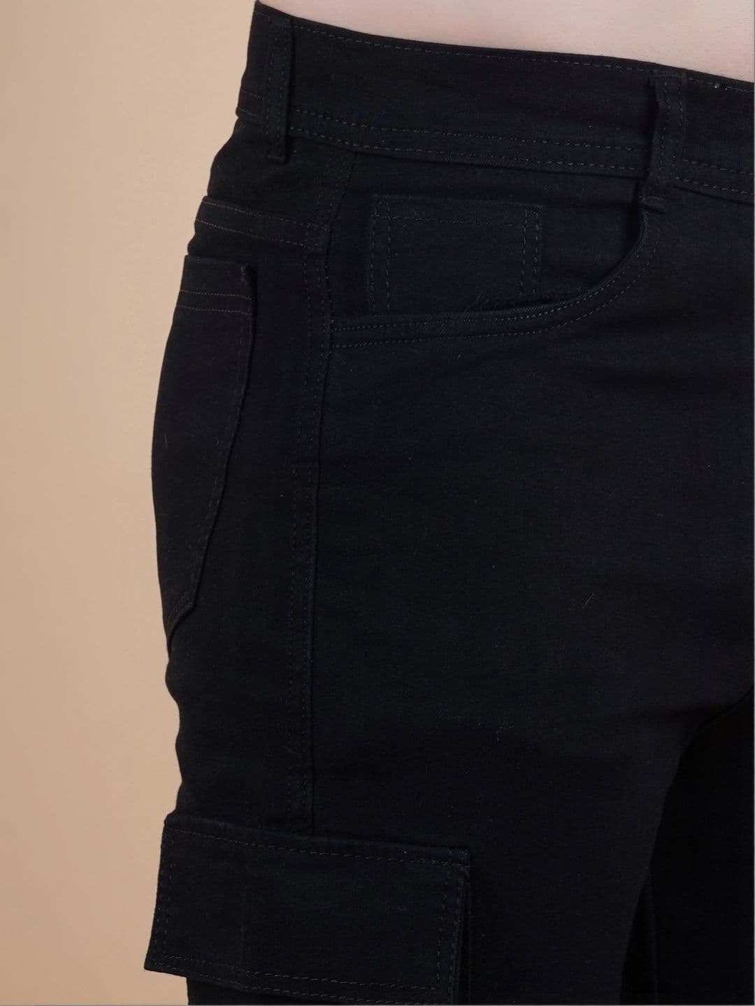 R.Code by The Roadster Life Co. Men Classic Regular Fit Mid-Rise Stretchable Jeans thumbnail 4