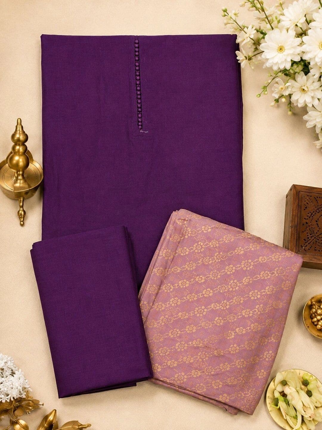 Krishna Tanna Unstitched Dress Material thumbnail 2