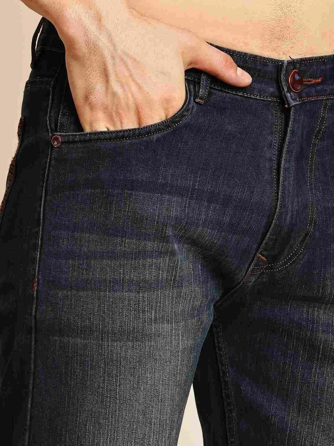 Zyker jeans co Men Hottie Regular Fit High-Rise Coated Jeans thumbnail 4