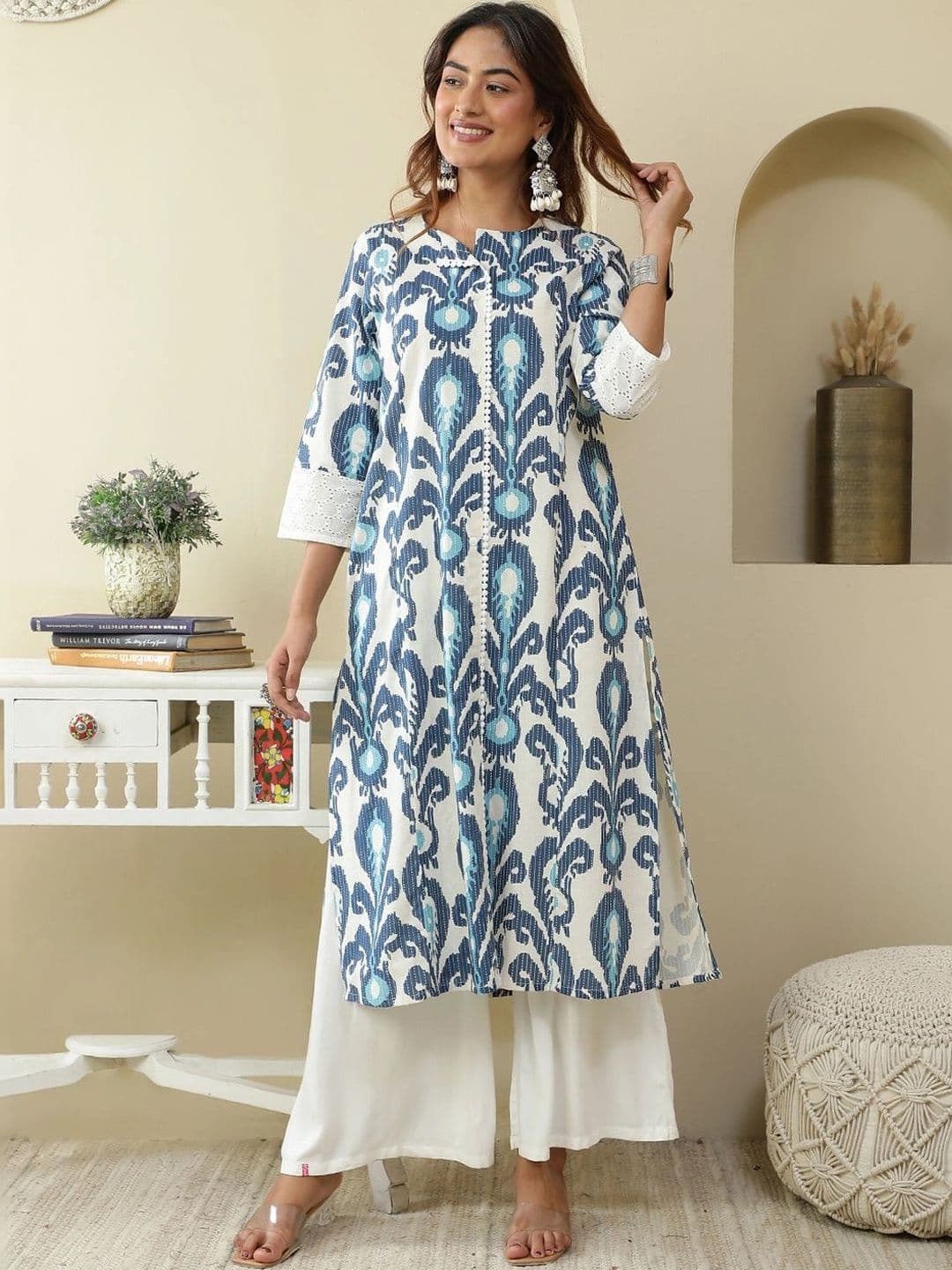 Anouk Women Ethnic Motifs Printed Kurta thumbnail 7