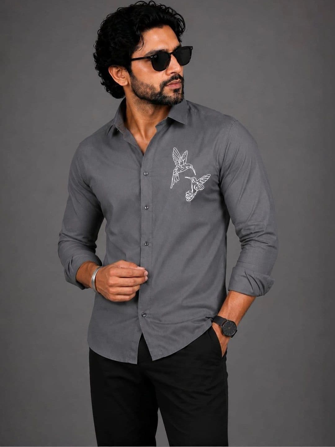 HERE&NOW Men Printed Casual Shirt thumbnail 3