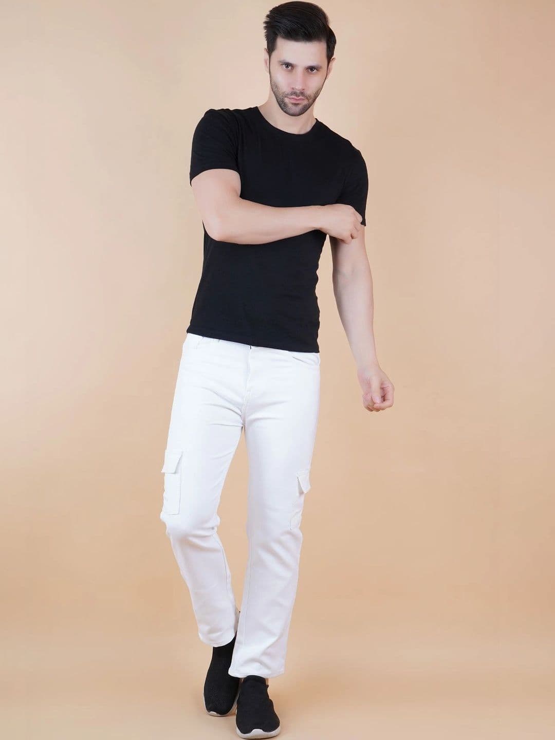 Metronaut Men Classic Regular Fit Mid-Rise Stretchable Jeans thumbnail 2