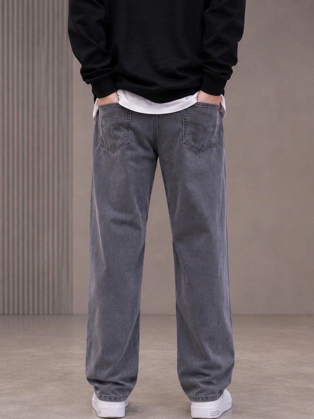 HIGH DENIM Men Straight Fit Mid-Rise Stretchable Jeans thumbnail 3