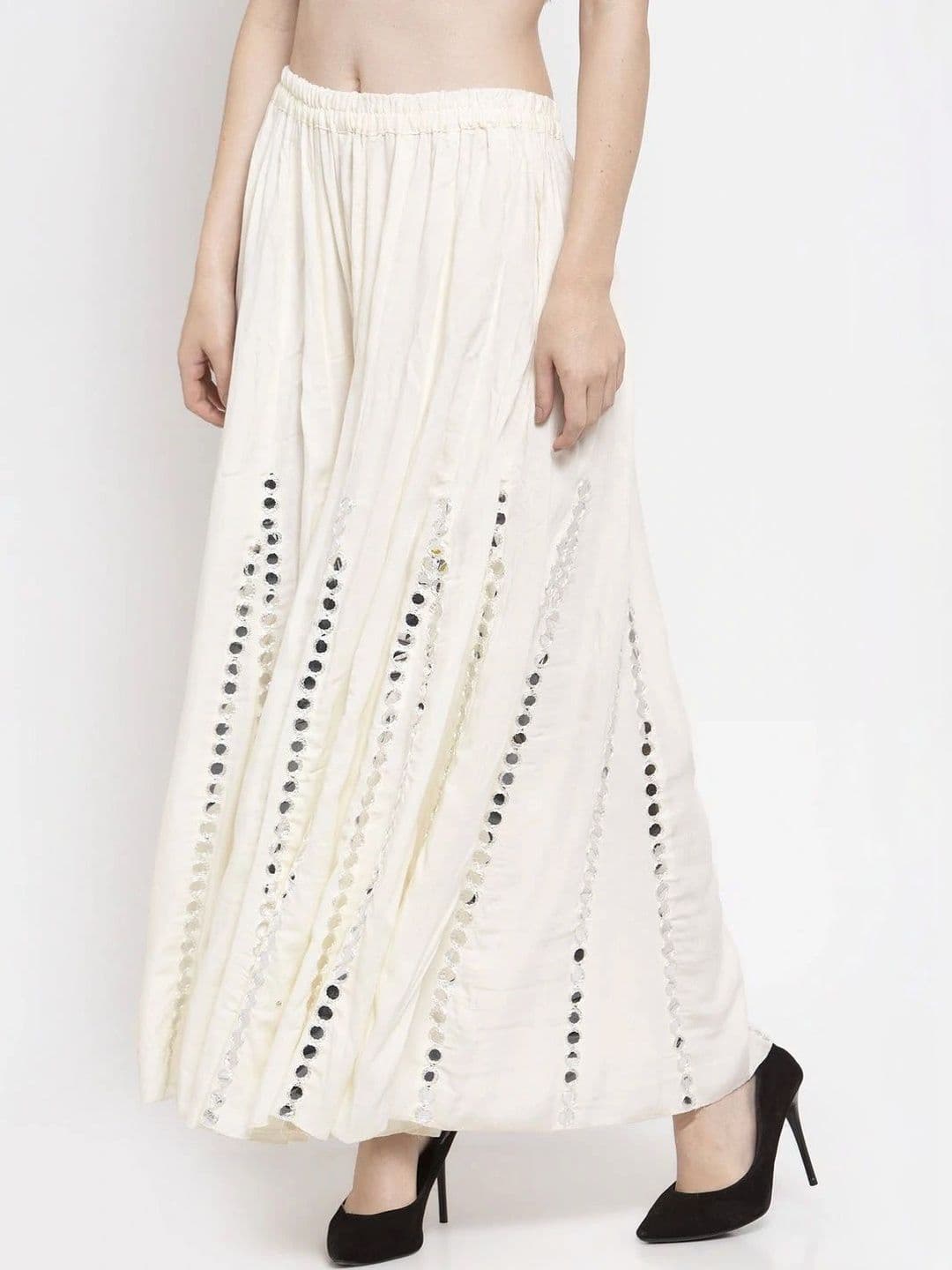Meyara Women Embellished Knitted Ethnic Palazzos thumbnail 3