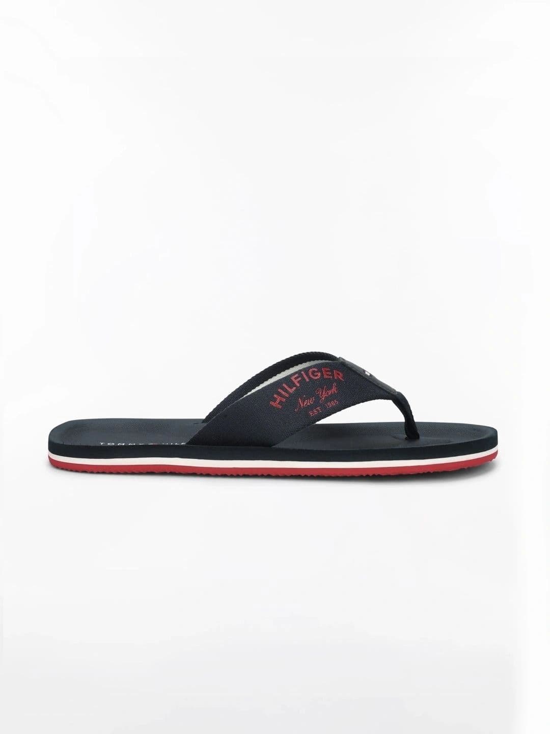 Tommy Hilfiger Men Striped Thong Flip-Flops thumbnail 4
