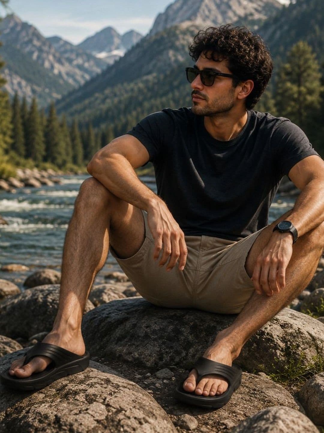 TRV Men Thong Flip-Flops - view 1
