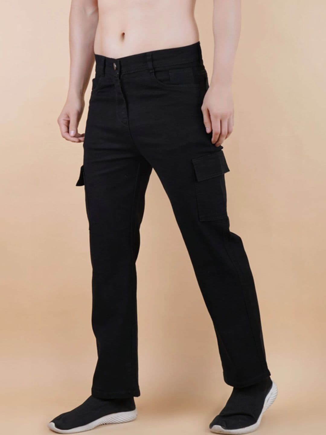 R.Code by The Roadster Life Co. Men Classic Regular Fit Mid-Rise Stretchable Jeans - view 1
