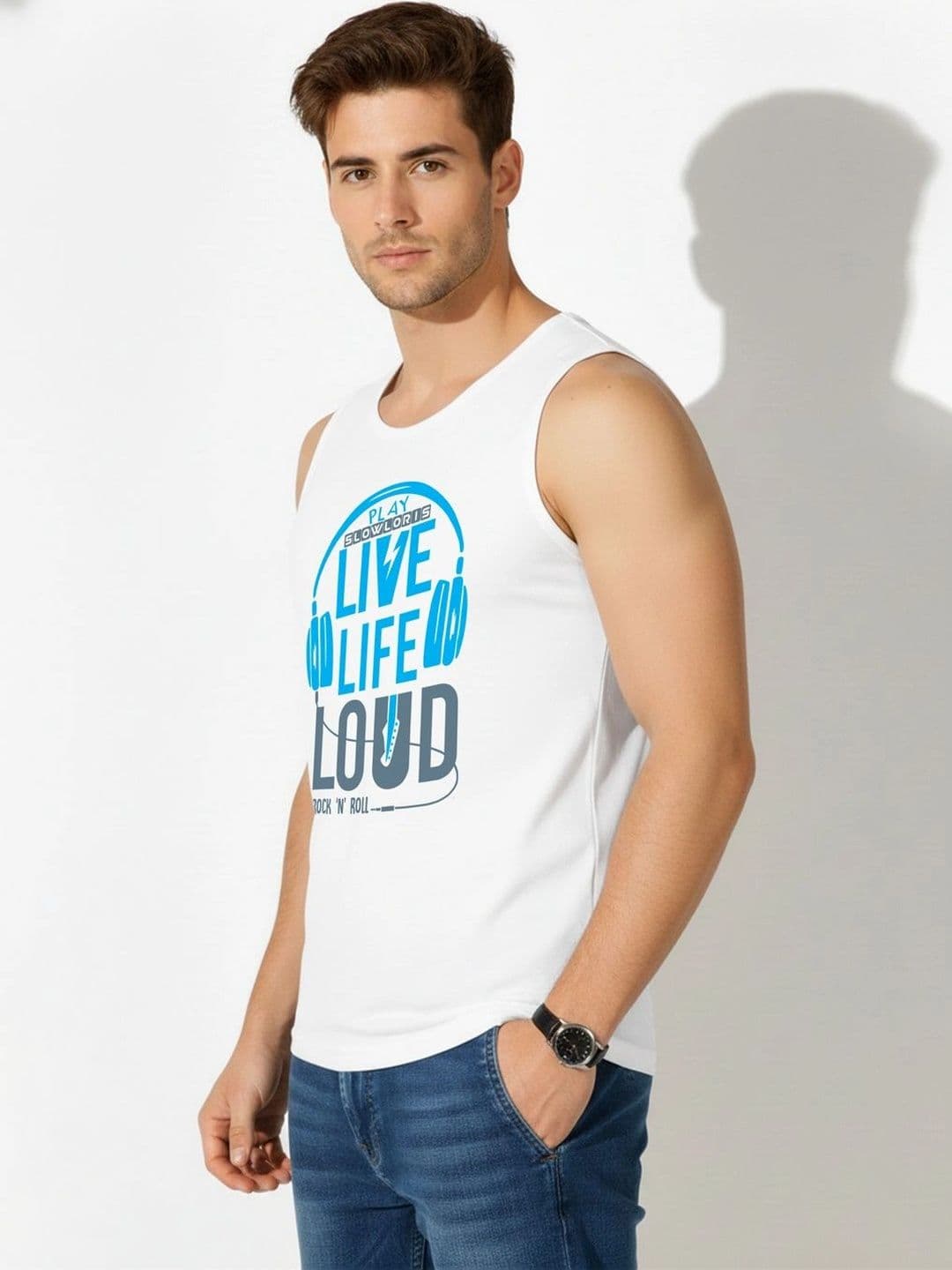 CRYPTIC Men Pack of 2 Printed T-shirt thumbnail 3