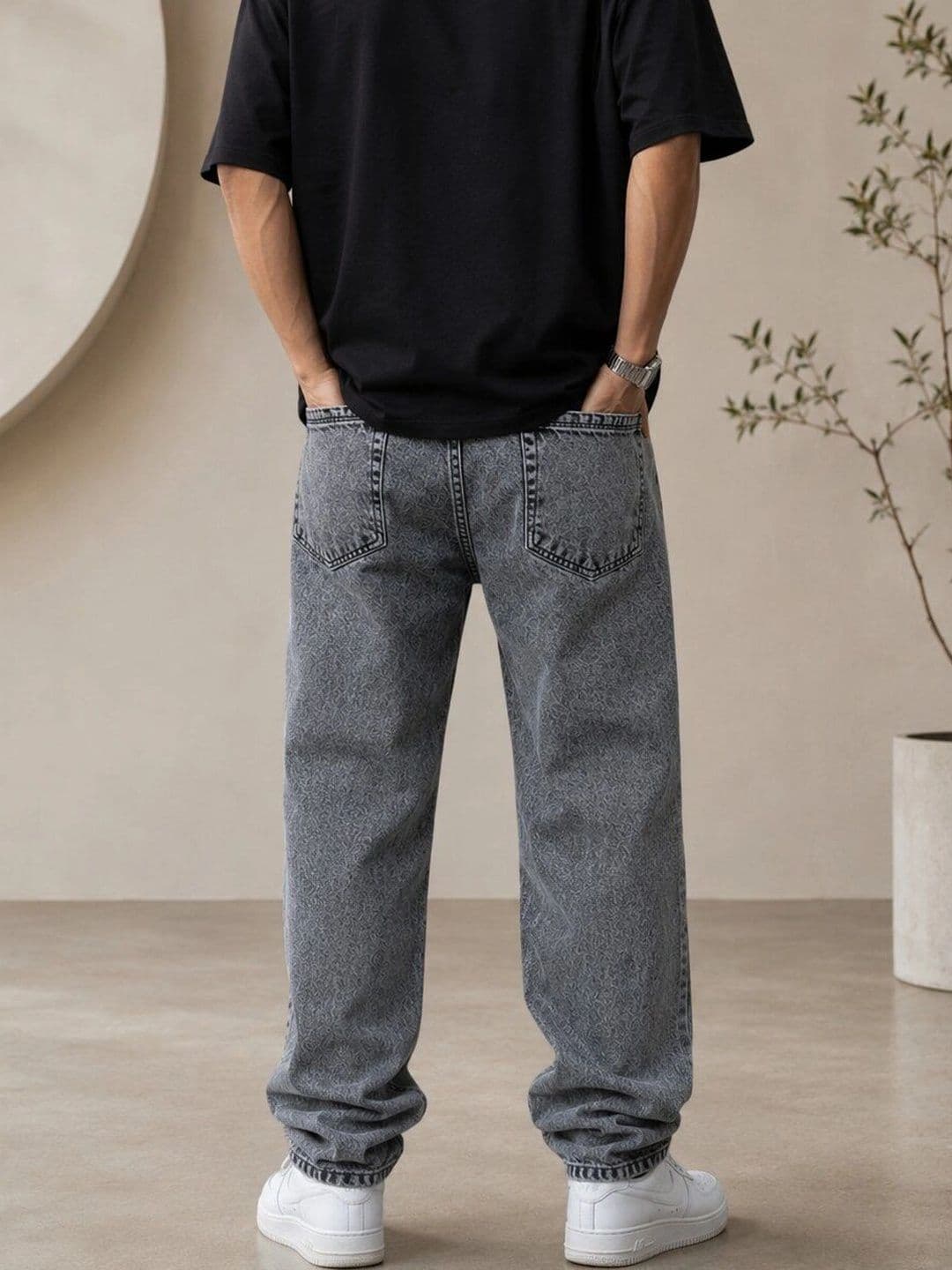 HIGH DENIM Men Straight Fit Mid-Rise Stretchable Jeans thumbnail 2
