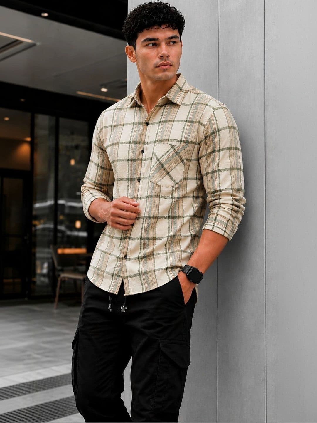 Metronaut Men Comfort Checked Casual Shirt thumbnail 6