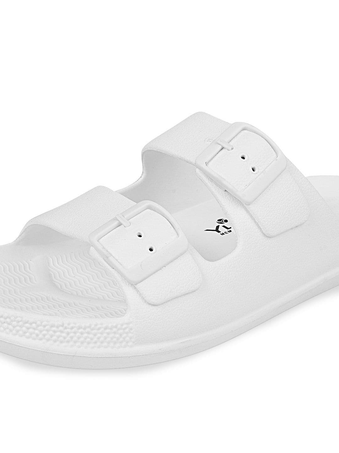TRV Men Buckle Detailed Slip On Flip Flops thumbnail 4