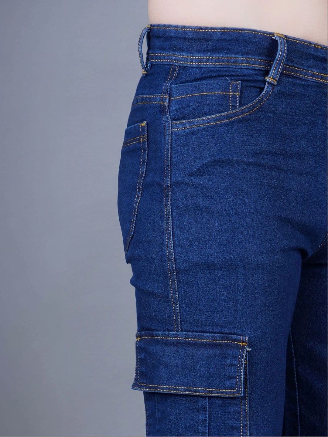 Metronaut Men Classic Regular Fit Mid-Rise Stretchable Jeans thumbnail 3