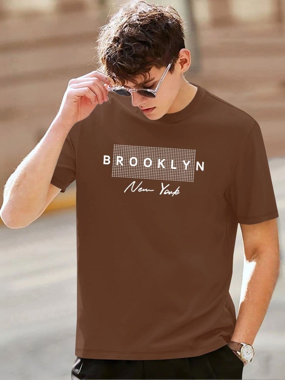 Moda Rapido Men Typography Printed T-shirt - view 1