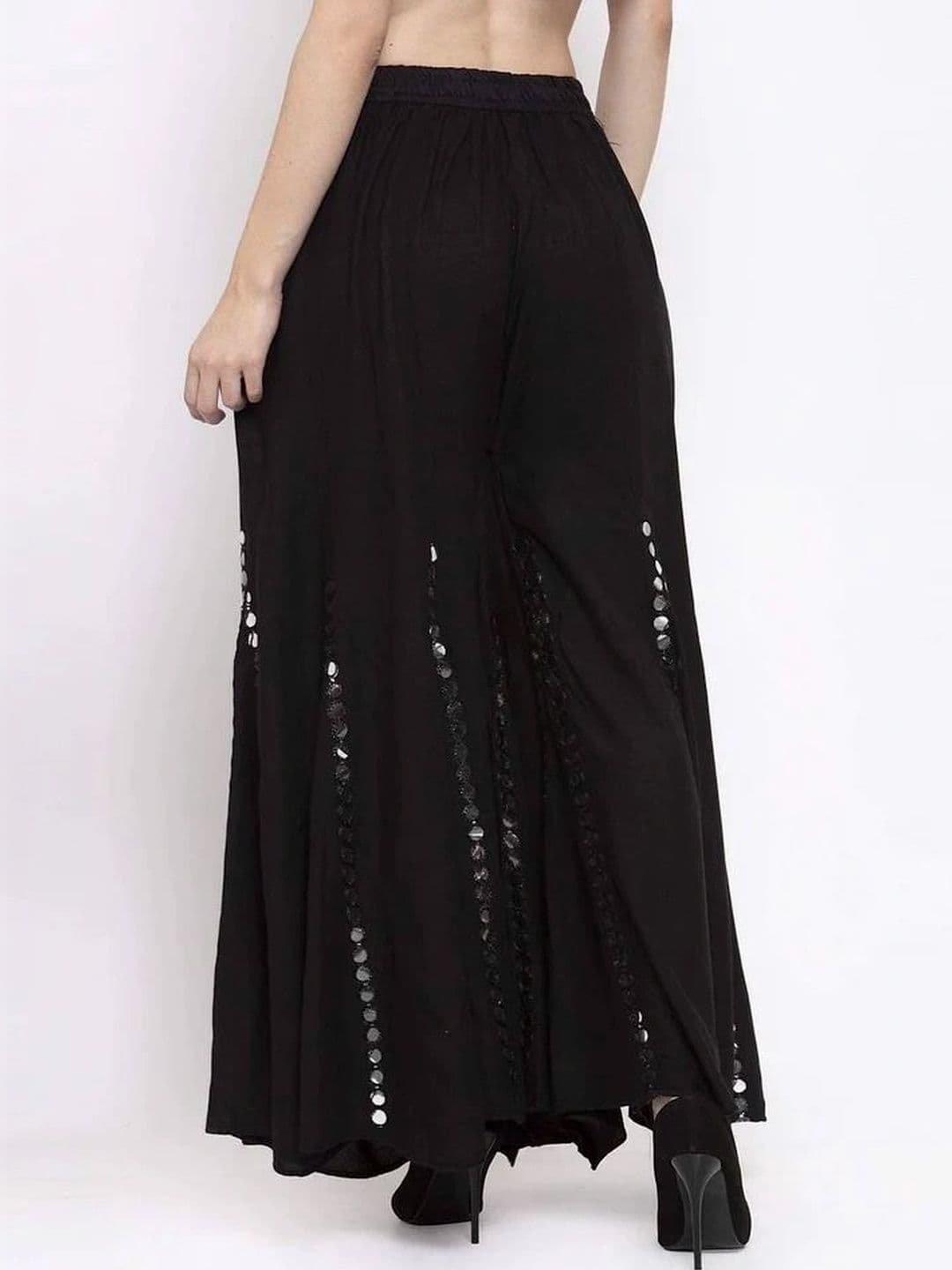 Meyara Women Embellished Knitted Ethnic Palazzos thumbnail 5