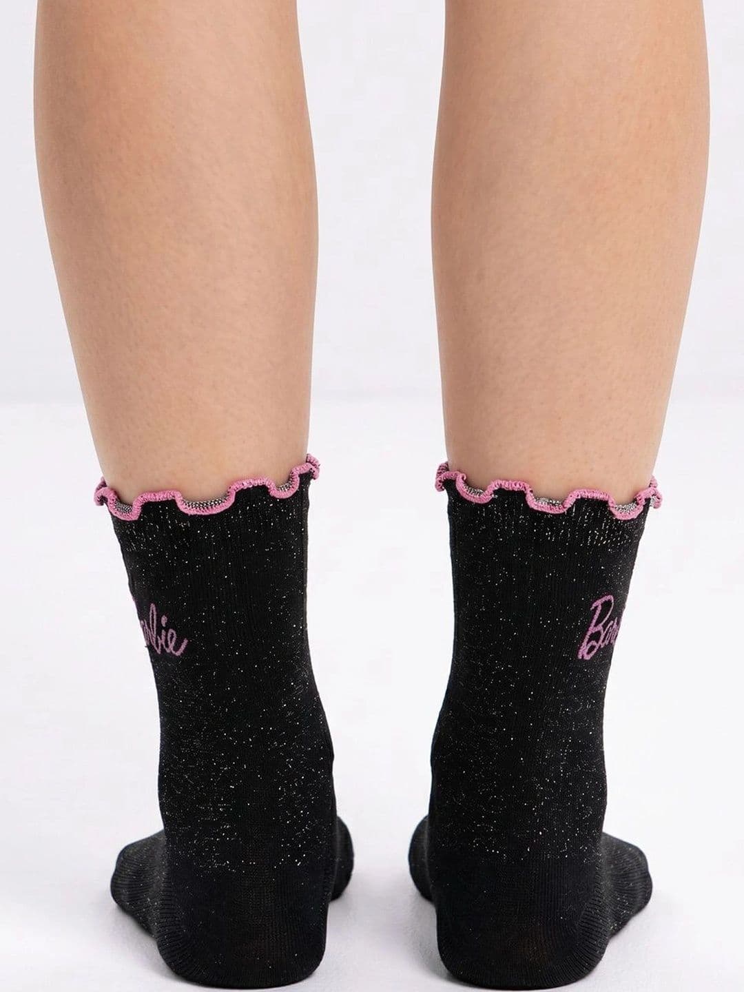 The Souled Store Unisex Cotton Blend Patterned Above Ankle Socks thumbnail 6