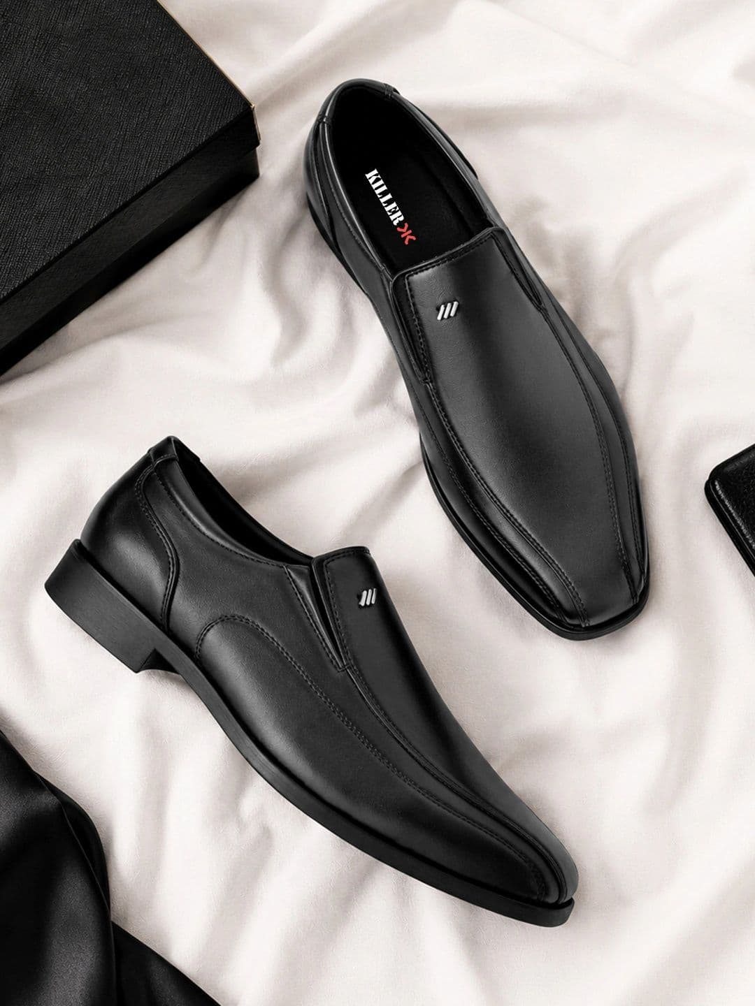 Killer Men Leather Pointed Toe Slip-On Slip-On Shoes Formal Shoes - view 1