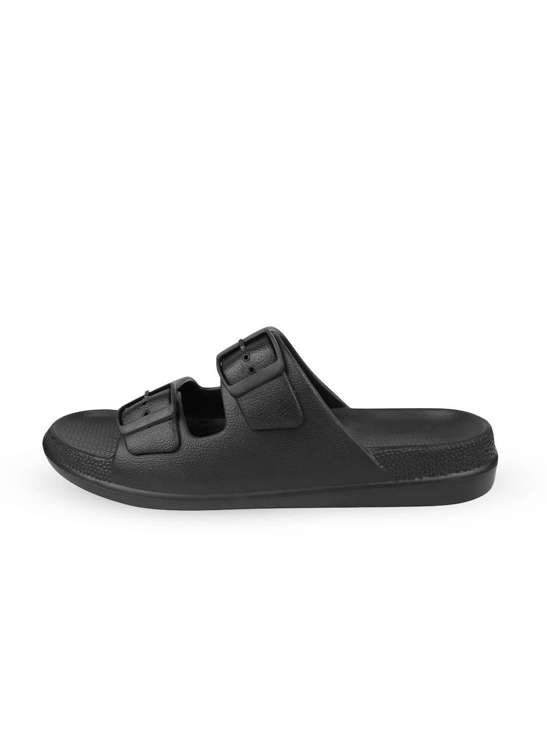 TRV Men Buckle Detailed Slip On Flip Flops thumbnail 6