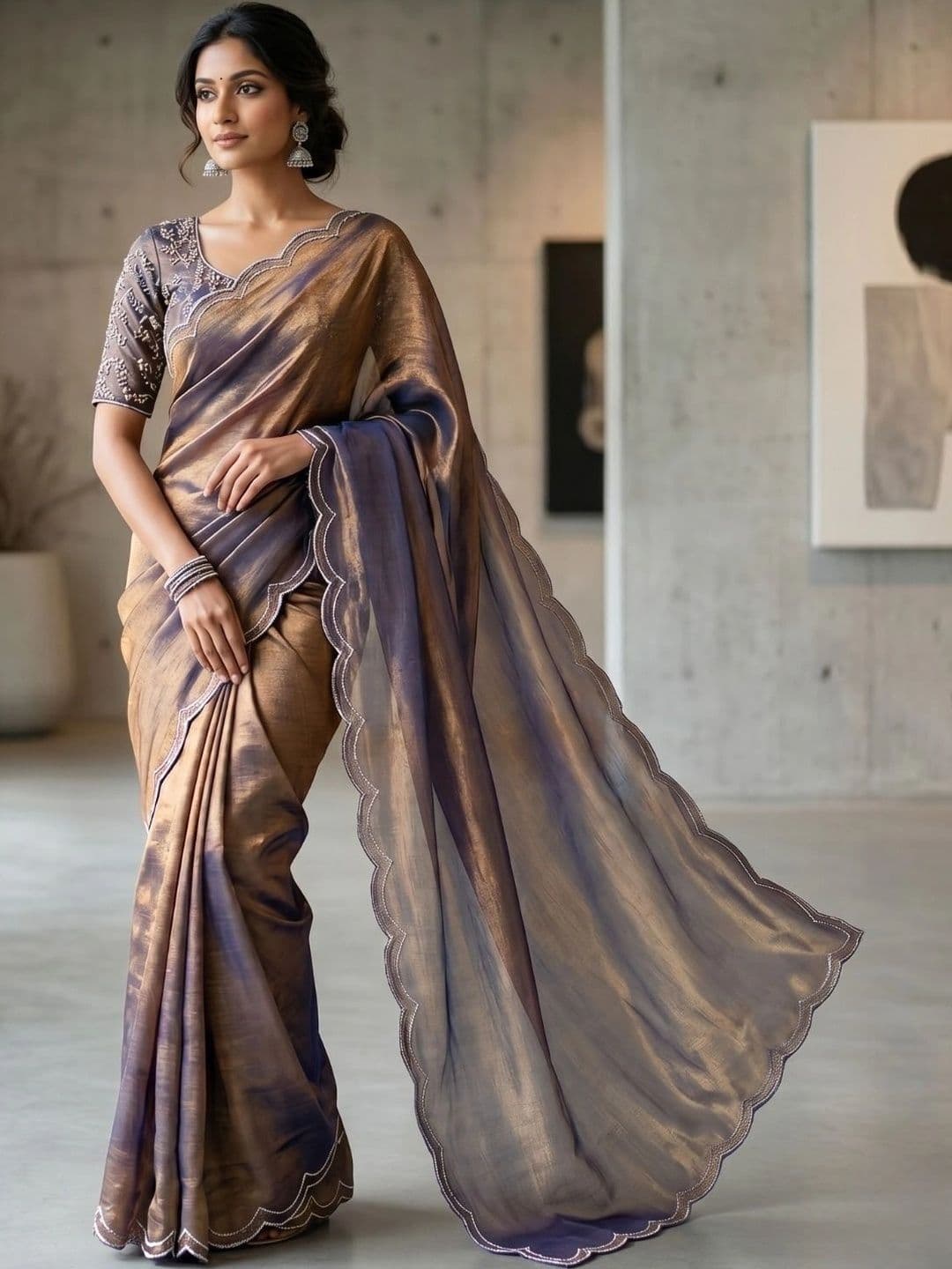 LabelVASTRA Embroidered Saree - view 1