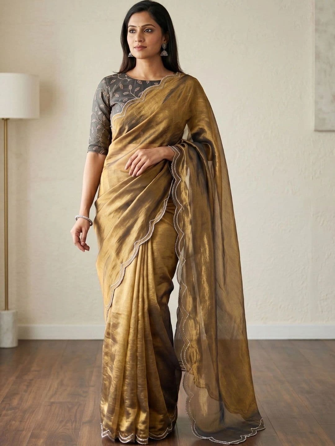 Saanvi Aari Work Saree - view 1