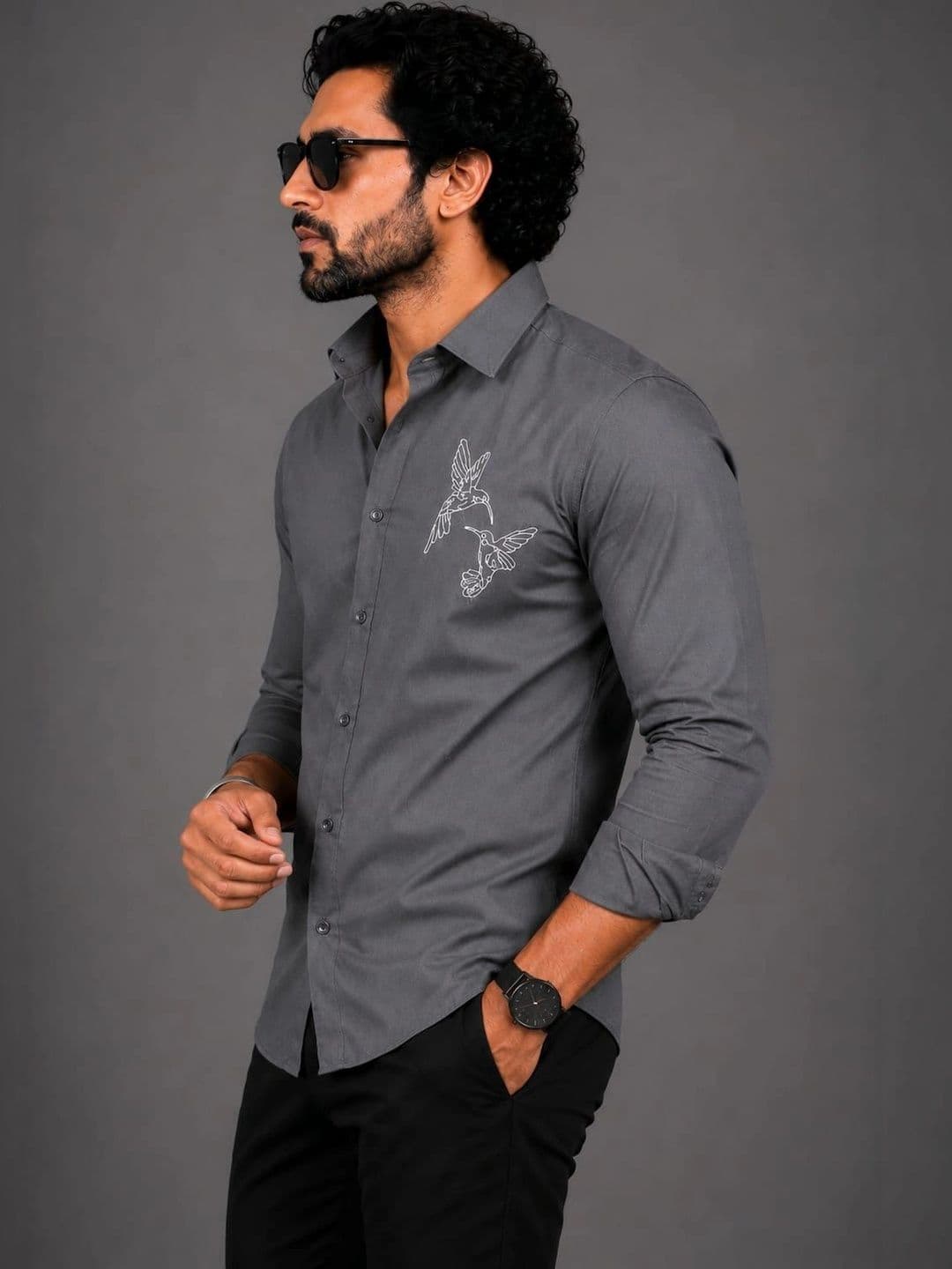 HERE&NOW Men Printed Casual Shirt thumbnail 4