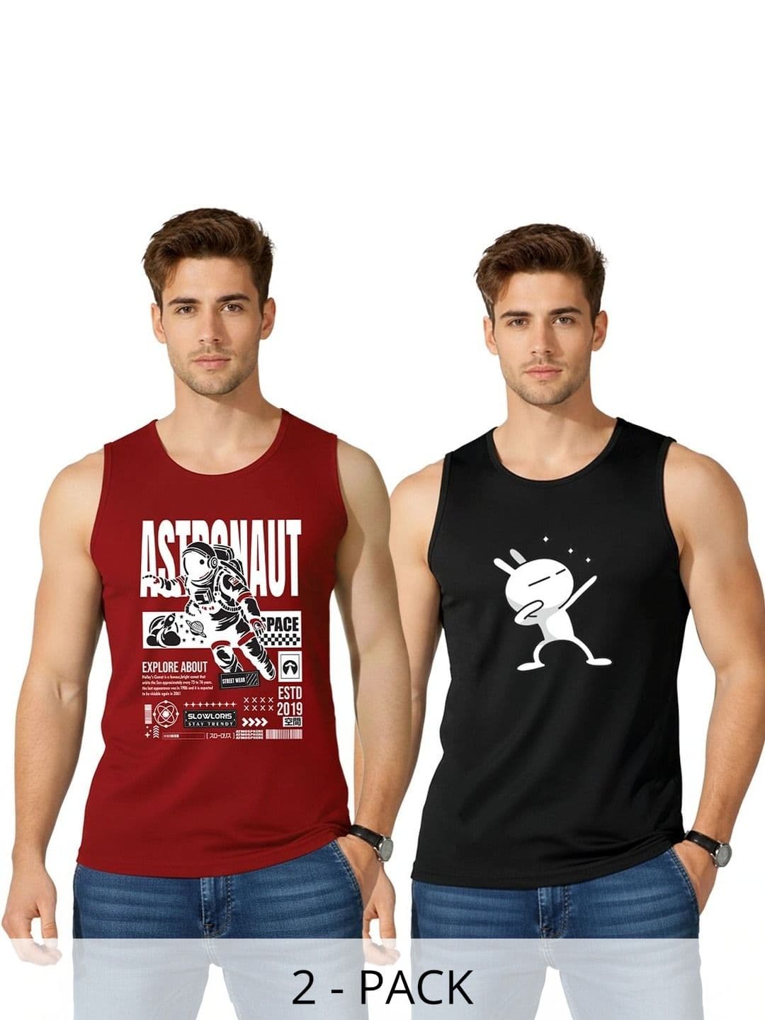 SLOWLORIS Men 2 Printed T-shirt - view 1