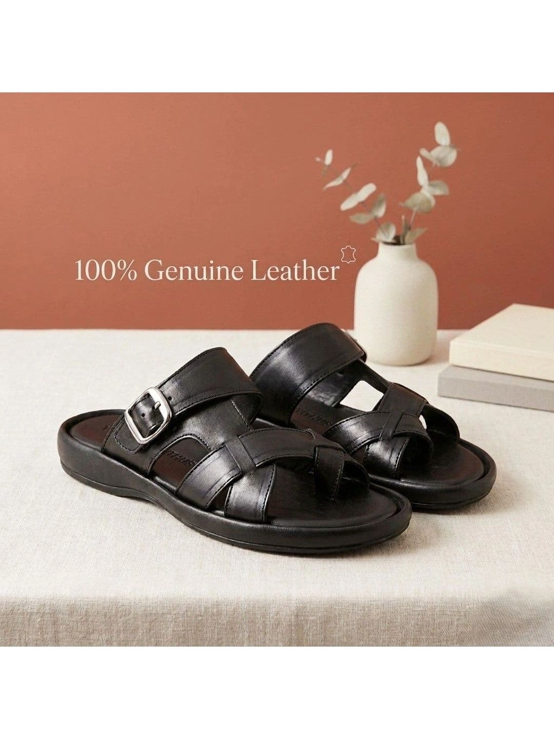 REAL BLISS Men Shoe-Style Crossover straps Sandals - view 1