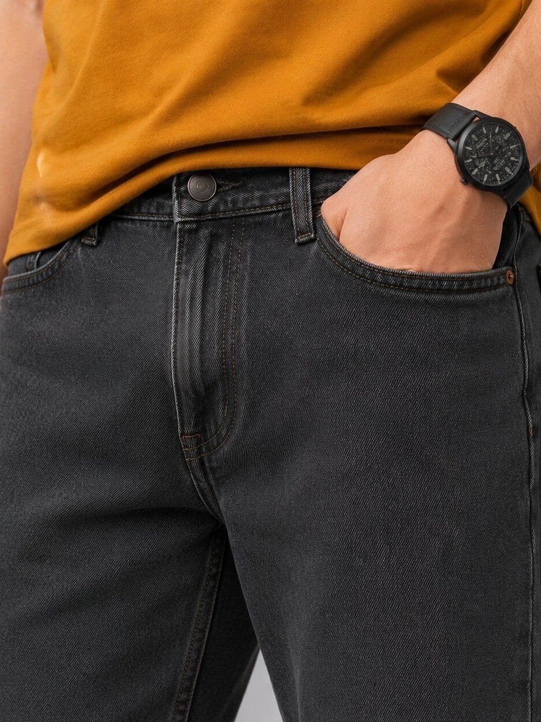 HIGH DENIM Men Straight Fit Mid-Rise Stretchable Jeans thumbnail 4