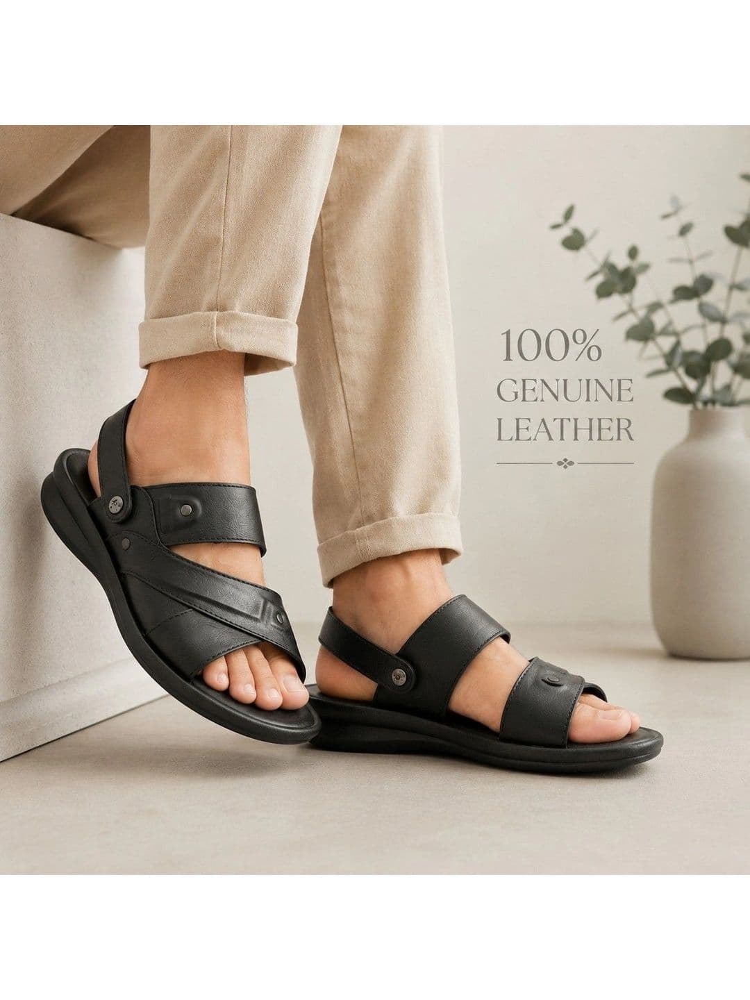 REAL BLISS Men Comfort Sandals thumbnail 5