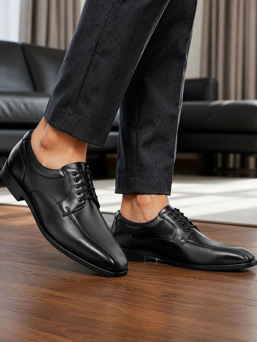 Killer Men Pointed Toe Lace-Ups Derbys Formal Shoes - view 1