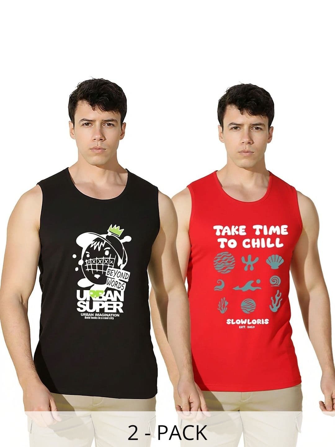 CRYPTIC Men 2 Printed T-shirt - view 1