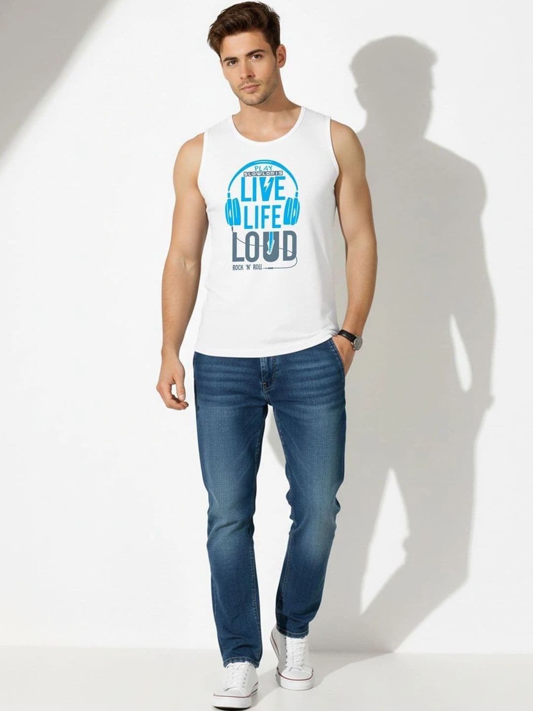 CRYPTIC Men Pack of 2 Printed T-shirt thumbnail 4