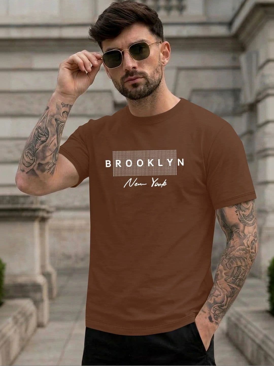 Moda Rapido Men Typography Printed T-shirt - view 1
